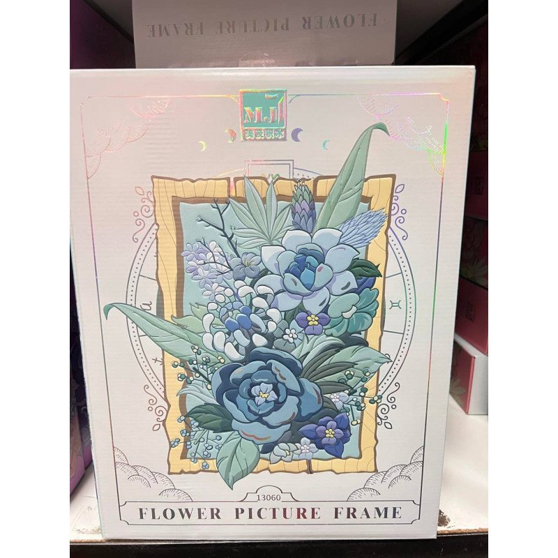 KLOCKI FLOWERS RAMKA
