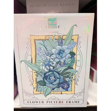 KLOCKI FLOWERS RAMKA