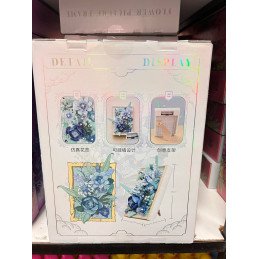 KLOCKI FLOWERS RAMKA