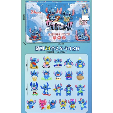 24SZT KALENDARZ ADWENTOWY STITCH
