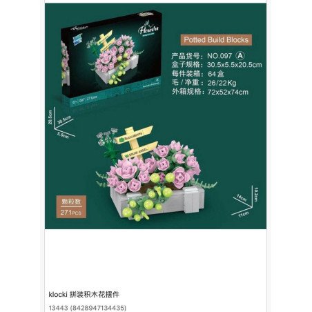 KLOCKI FLOWERS 271 PCS
