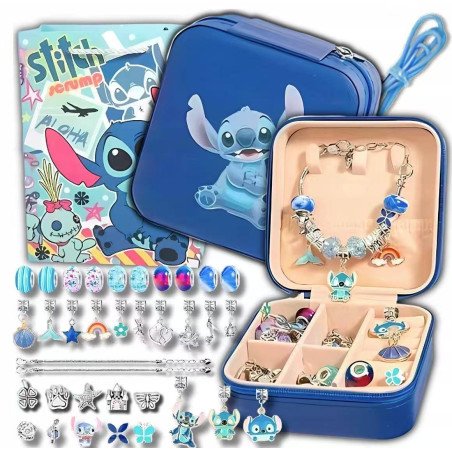ZESTAW BRANSOLETEK STITCH 36 ELEMENTÓW