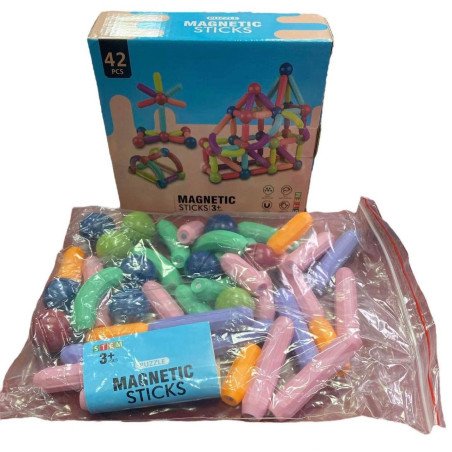 KLOCKI MAGNETYCZNE 42 PCS