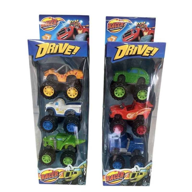 ZESTAW 3SZT AUTO NAPĘDEM RACER ZESTAW 3SZT AUTO NAPĘDEM RACER