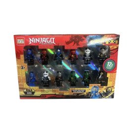 ZESTAW 12SZT FIGUREK NINJA