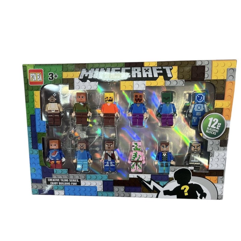 ZESTAW 12SZT FIGUREK MINECRAFT ZESTAW 12SZT FIGUREK MINECRAFT