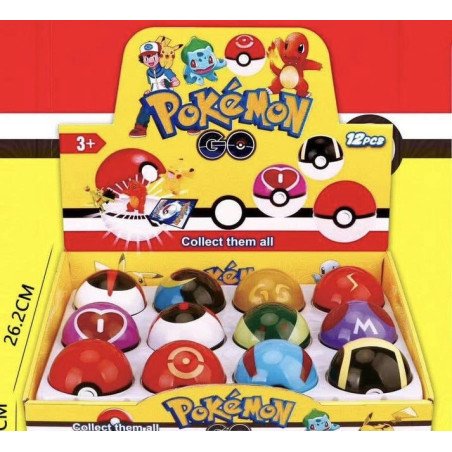 POKEBALL Z FIGURKĄ POKEMON