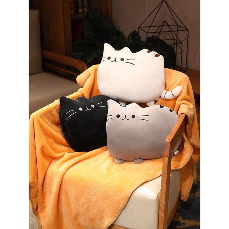 PLUSZOWA MASKOTKA KOTY PUSHEEN Z KOCEM PLUSZOWA MASKOTKA KOTY PUSHEEN Z KOCEM