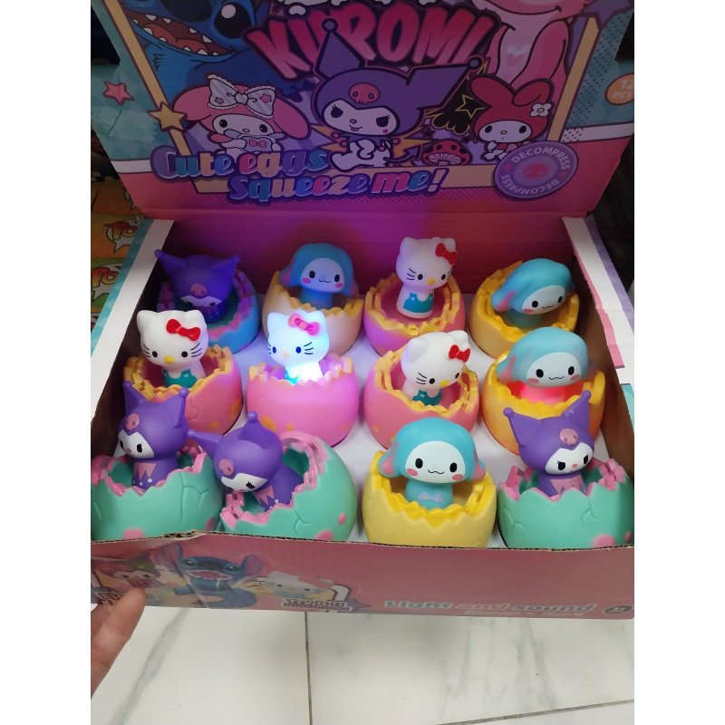 SQUISHY GNIOTEK SANRIO ŚWIECĄCE