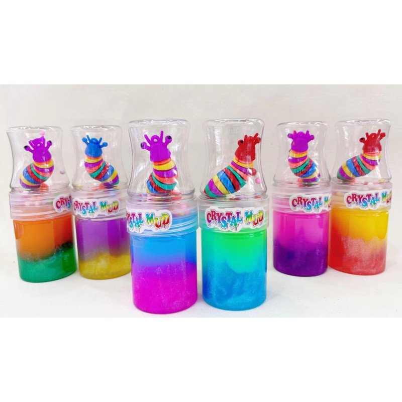SLIME Z FIGURKĄ ROBAK