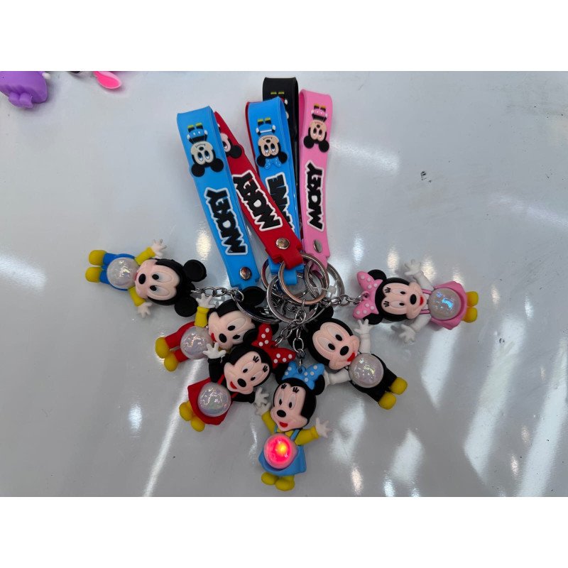BRELOK GUMOWY ŚWIECĄCE MICKEY MOUSE BRELOK GUMOWY ŚWIECĄCE MICKEY MOUSE