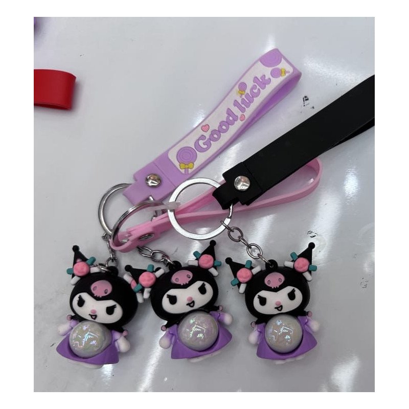 BRELOK GUMOWY ŚWIECĄCE KUROMI BRELOK GUMOWY ŚWIECĄCE KUROMI