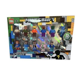 ZESTAW 12SZT FIGUREK MINECRAFT