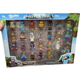ZESTAW 24SZT FIGUREK MINECRAFT