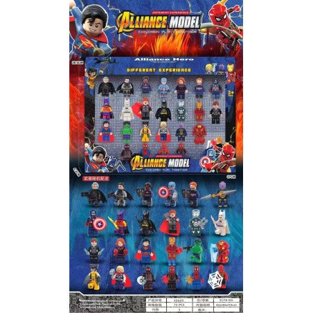 ZESTAW 24SZT FIGUREK ALLIANCE MODEL AVENGERS