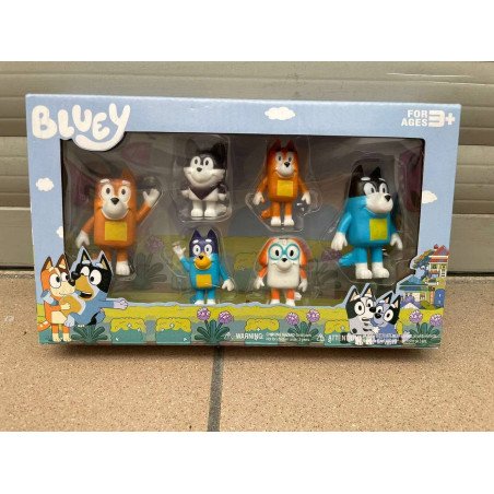 ZESTAW FIGUREK BLUEY 6 PCS.