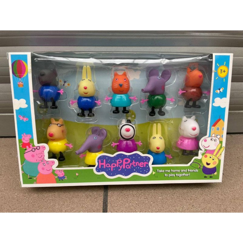 ZESTAW FIGUREK ŚWINKA PEPPA 10 PCS. ZESTAW FIGUREK ŚWINKA PEPPA 10 PCS.