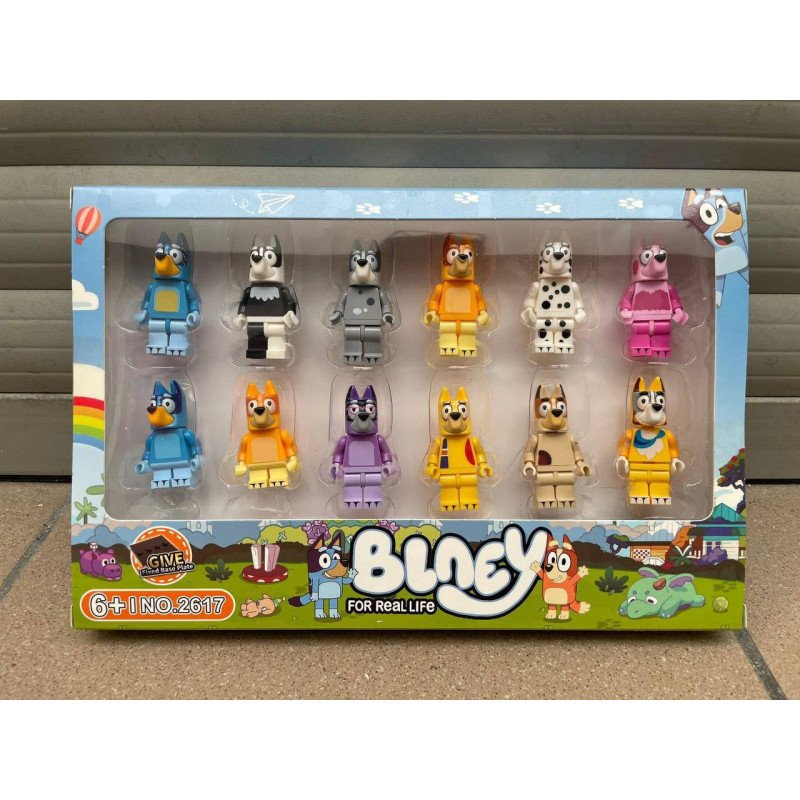 ZESTAW FIGUREK BLUEY 12 PCS. ZESTAW FIGUREK BLUEY 12 PCS.