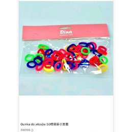 GUMKA DO WŁOSÓW 50 PCS