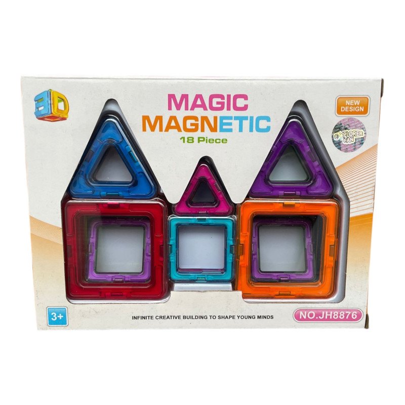 KLOCKI MAGIC MAGNETIC 18PCS KLOCKI MAGIC MAGNETIC 18PCS