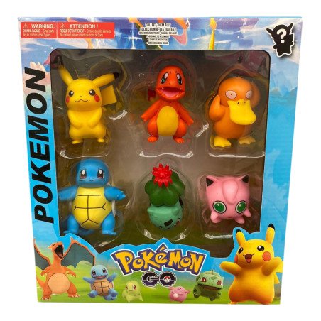 ZESTAW 6SZT FIGUREK POKEMON