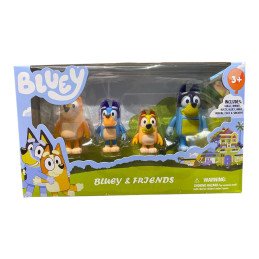 ZESTAW 4SZT FIGUREK BLUEY