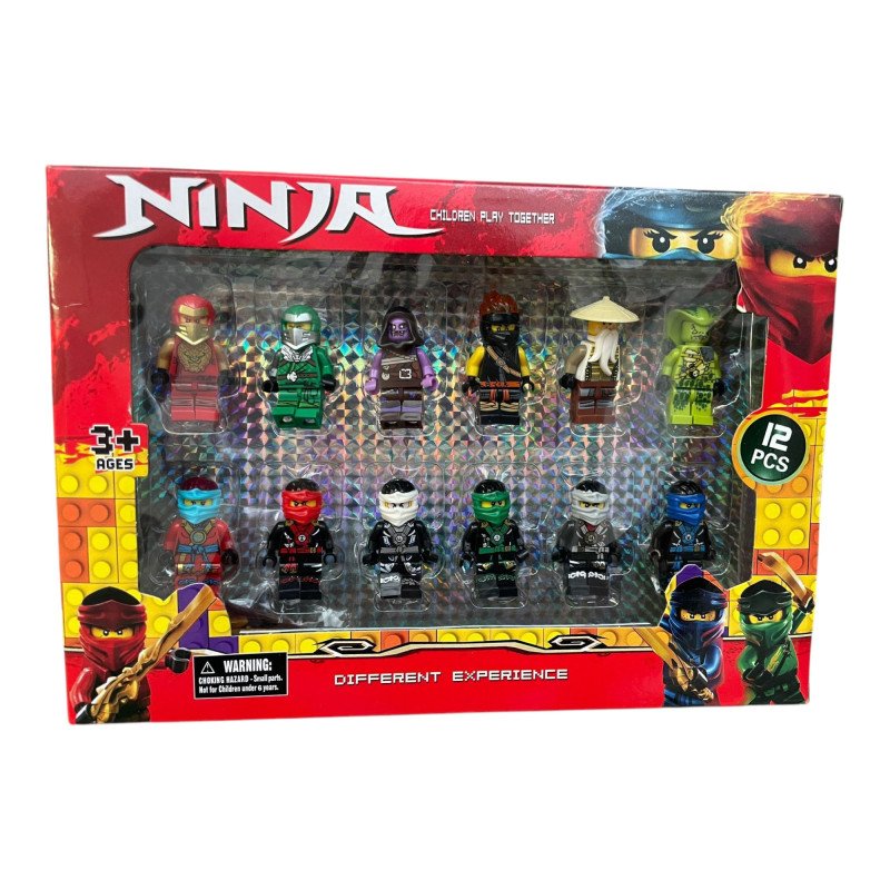 ZESTAW 12SZT FIGUREK NINJA ZESTAW 12SZT FIGUREK NINJA