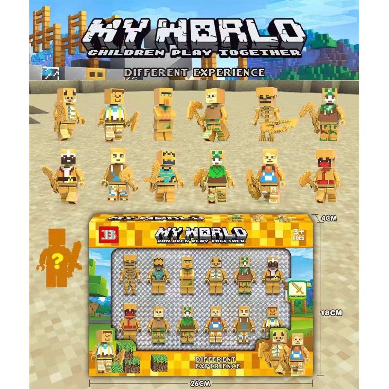 ZESTAW 12SZT FIGUREK MY WORLD