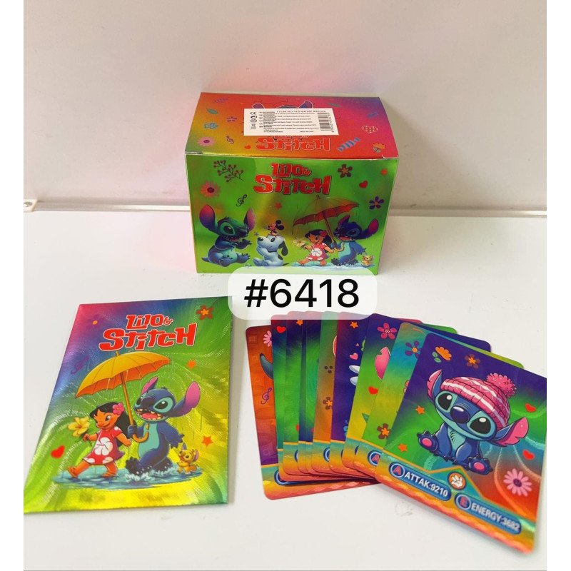 STITCH SASZETKA TĘCZOWE KARTY KOLEKCJONERSKIE 10 KART STITCH SASZETKA TĘCZOWE KARTY KOLEKCJONERSKIE 10 KART