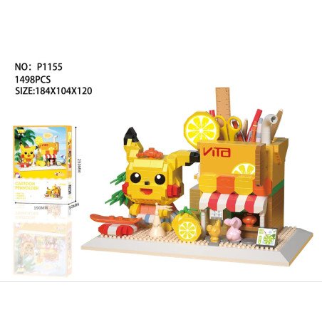 KLOCKI 1498PCS POKEMON