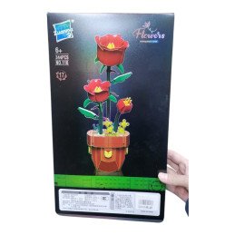 KLOCKI 344PCS FLOWERS