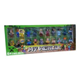 ZESTAW 20SZT FIGUREK MY WORLD