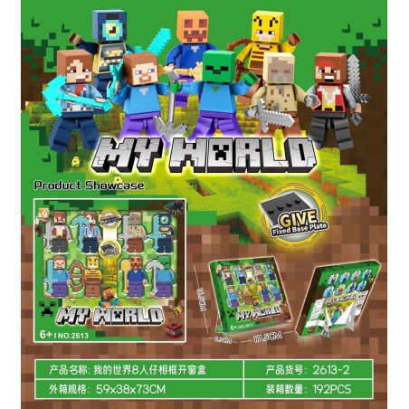 ZESTAW 8SZT FIGUREK MY WORLD