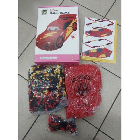 KLOCKI 3D MAGIC BLOCK CAR