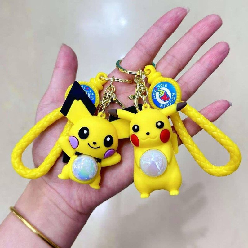 BRELOK GUMOWY PIKACHU ŚWIECĄCE BRELOK GUMOWY PIKACHU ŚWIECĄCE