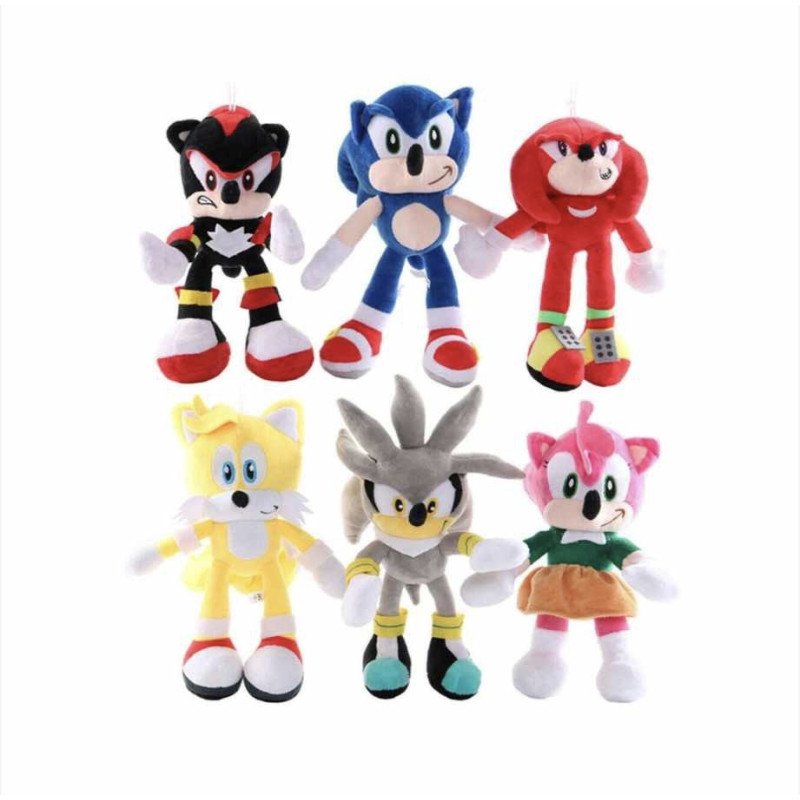 PLUSZOWA MASKOTKA SONIC MIX 30CM