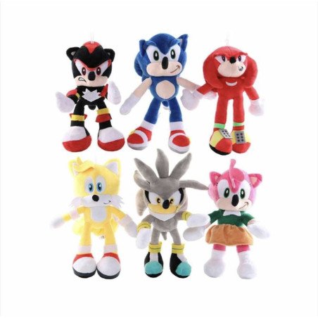PLUSZOWA MASKOTKA SONIC MIX 30CM
