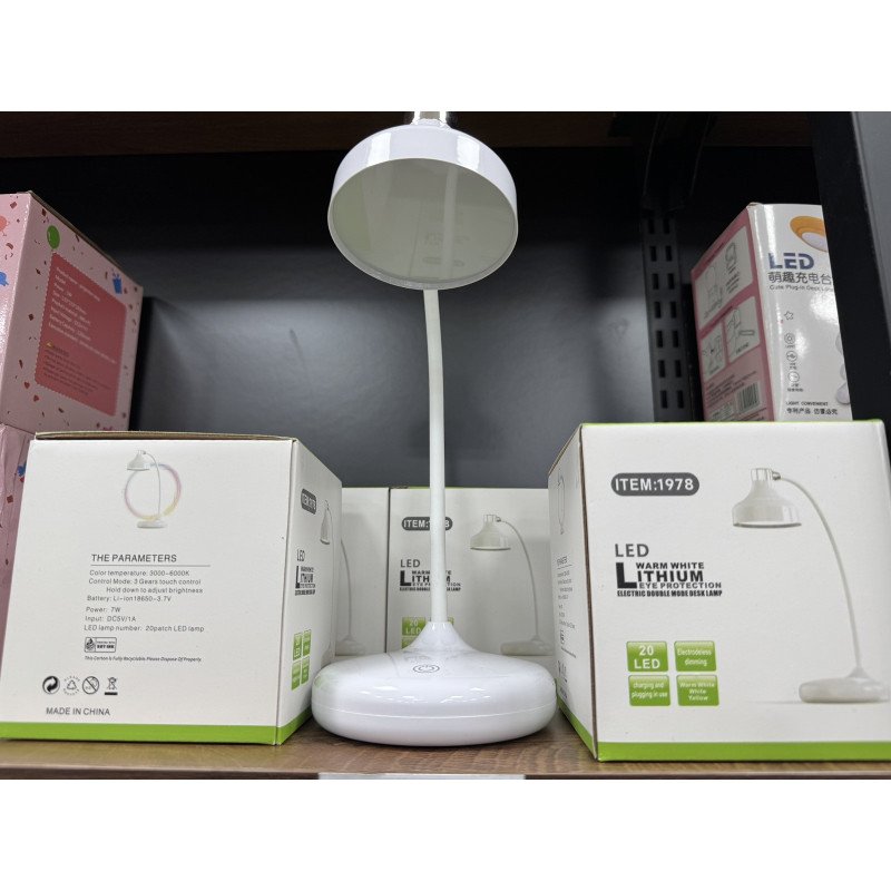 LAMPKA BIURKOWA LED PRZENOŚNA Z ŁADOWANIEM LAMPKA BIURKOWA LED PRZENOŚNA Z ŁADOWANIEM