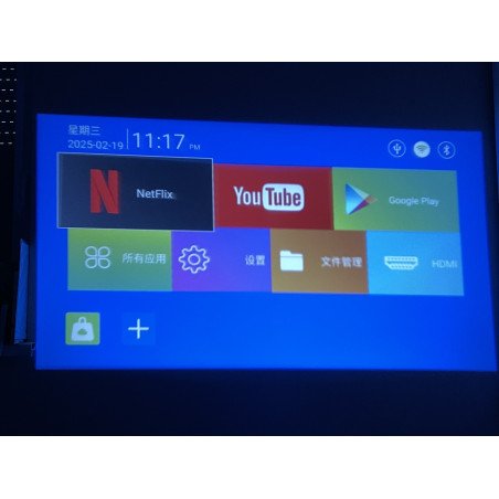 PROJEKTOR Z GŁOŚNIKIEM HD