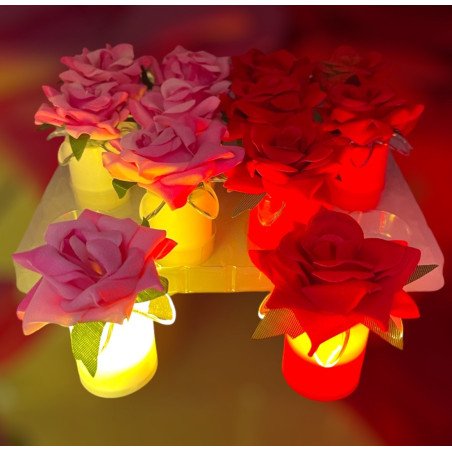 LAMPKI ROSA ZAWIERA BATERIE