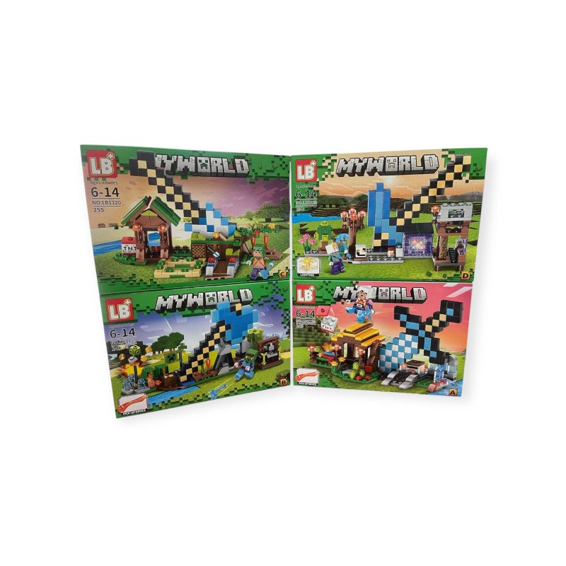 KLOCKI 220PCS+ MY WORLD KLOCKI 220PCS+ MY WORLD