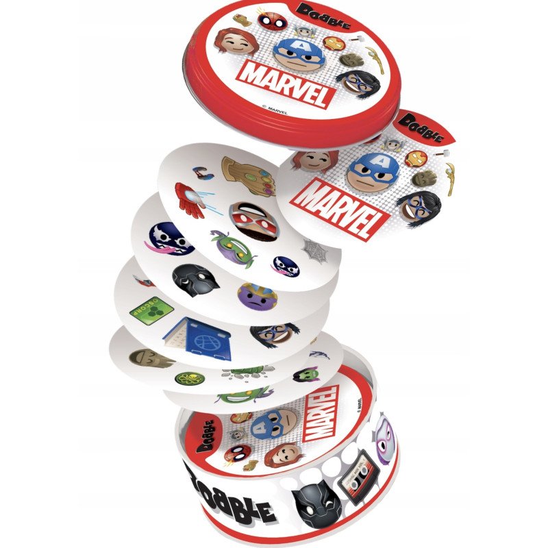 GRA DOBBLE RODZINNA KARTY MARVEL GRA DOBBLE RODZINNA KARTY MARVEL