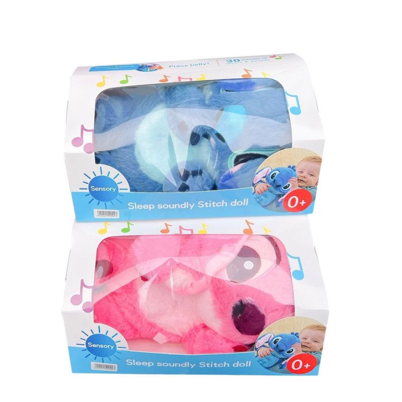 ODDYCHAJĄCA WYDRKA PLUSZOWA KOJĄCA STITCH Z PUDEŁKIEM ODDYCHAJĄCA WYDRKA PLUSZOWA KOJĄCA STITCH Z PUDEŁKIEM