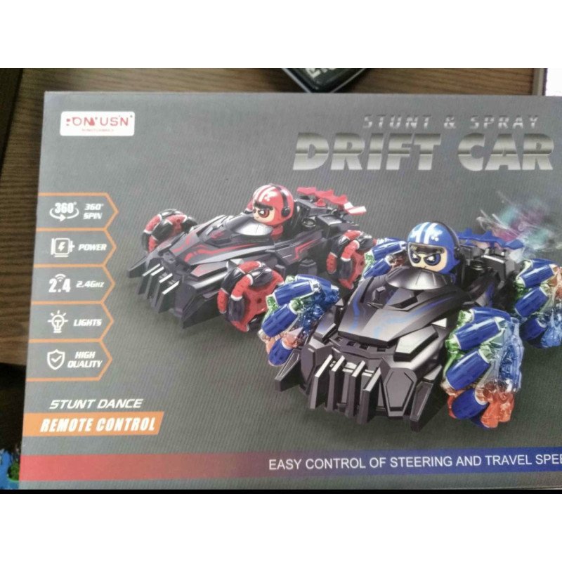 AUTO STEROWANE STUNT & SPRAY DRIFT CAR AUTO STEROWANE STUNT & SPRAY DRIFT CAR