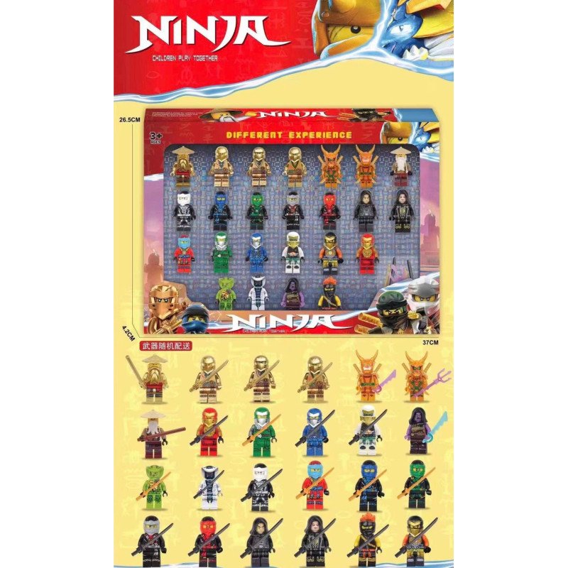 ZESTAW 24SZT FIGURKI NINJA