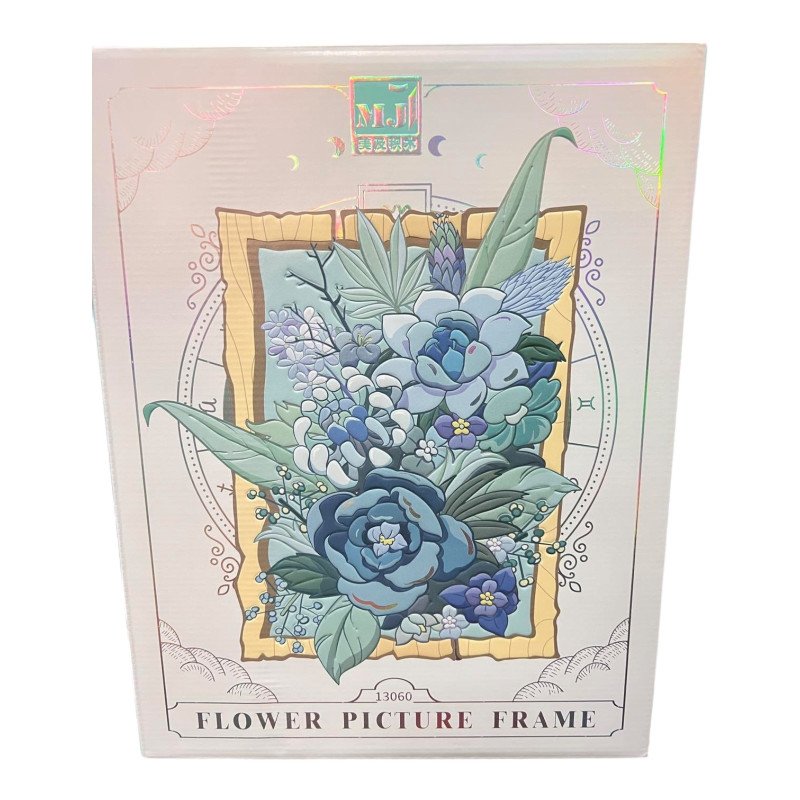 KLOCKI KWIATY FLOWERS PICTURE FRAME KLOCKI KWIATY FLOWERS PICTURE FRAME