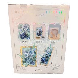 KLOCKI KWIATY FLOWERS PICTURE FRAME
