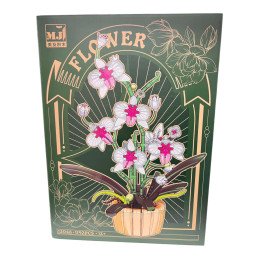 KLOCKI 1192PCS KWIATY FLOWER