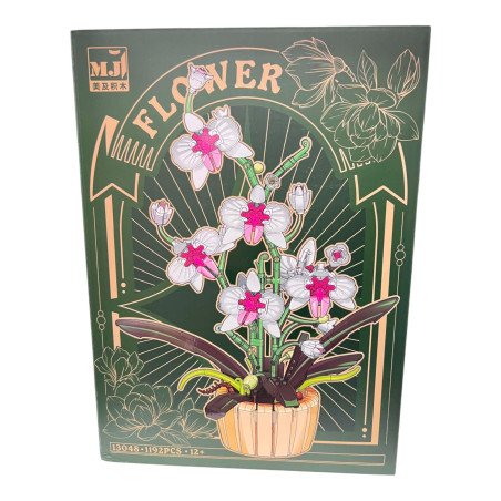 KLOCKI 1192PCS KWIATY FLOWER