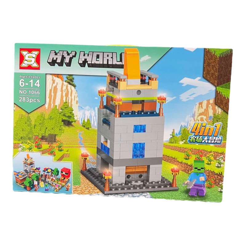 KLOCKI 283PCS MY WORLD KLOCKI 283PCS MY WORLD